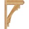 Ekena Millwork Merced Rough Sawn Craftsman Outlooker, Western Red Cedar, 6"W x 18"D x 26"H OUT06X18X26MRC04RWR - alternate 3